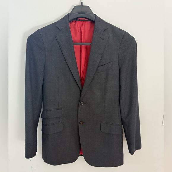 Suitsupply Other - Suitsupply Sienna gray birdseye 38L blazer vitale barberis wool